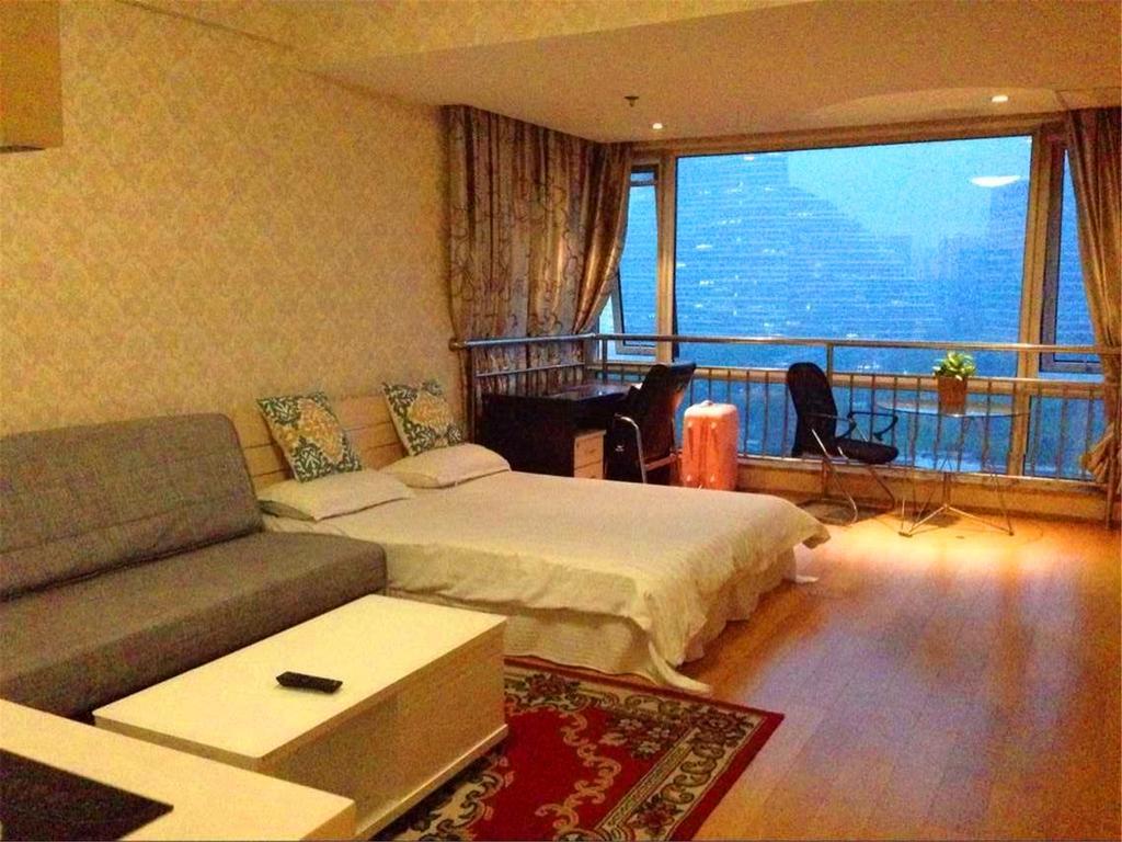 Beijing Tiandi Huadian Hotel Apartment Youlehui Branch מראה חיצוני תמונה