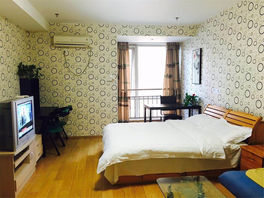 Beijing Tiandi Huadian Hotel Apartment Youlehui Branch מראה חיצוני תמונה